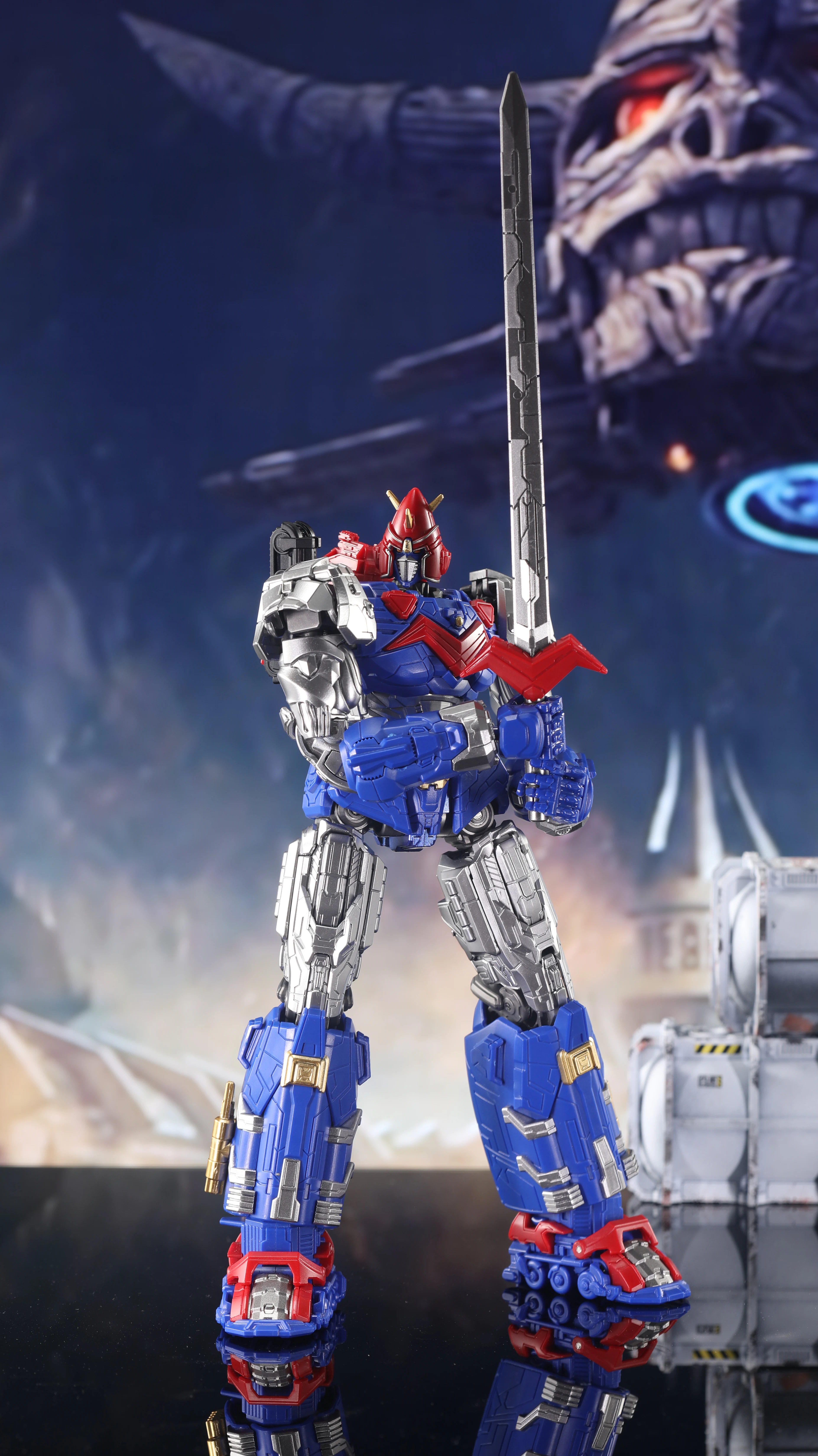 YOLOPARK AMK Serie Voltes V: Legacy Voltes V Mech Modellbausatz - Modellbausatz Actionfiguren Spielzeug – Detail 5