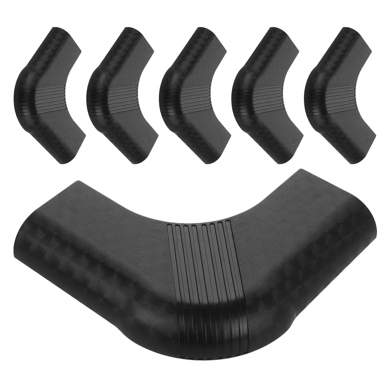 

6 шт. нейлоновых угловых бамперов для бильярдного стола с текстурой рыбьей чешуи, защитные накладки на края для предотвращения столкновений, для игровой комнаты