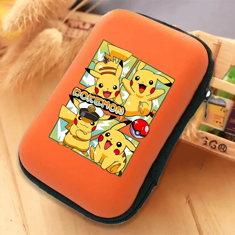 Pokemon Travel Charger Case Anime Pikachu Earphone Zipper Storage Bag Portable Outdoor Charging Cable Carrying Organizer view 5