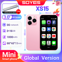 SOYES XS15 Mini Android8.1 Smart Phone 3.0 Inch Display 2GB RAM 16GB ROM Dual SIM Standby Play Store 3G Little Phone
