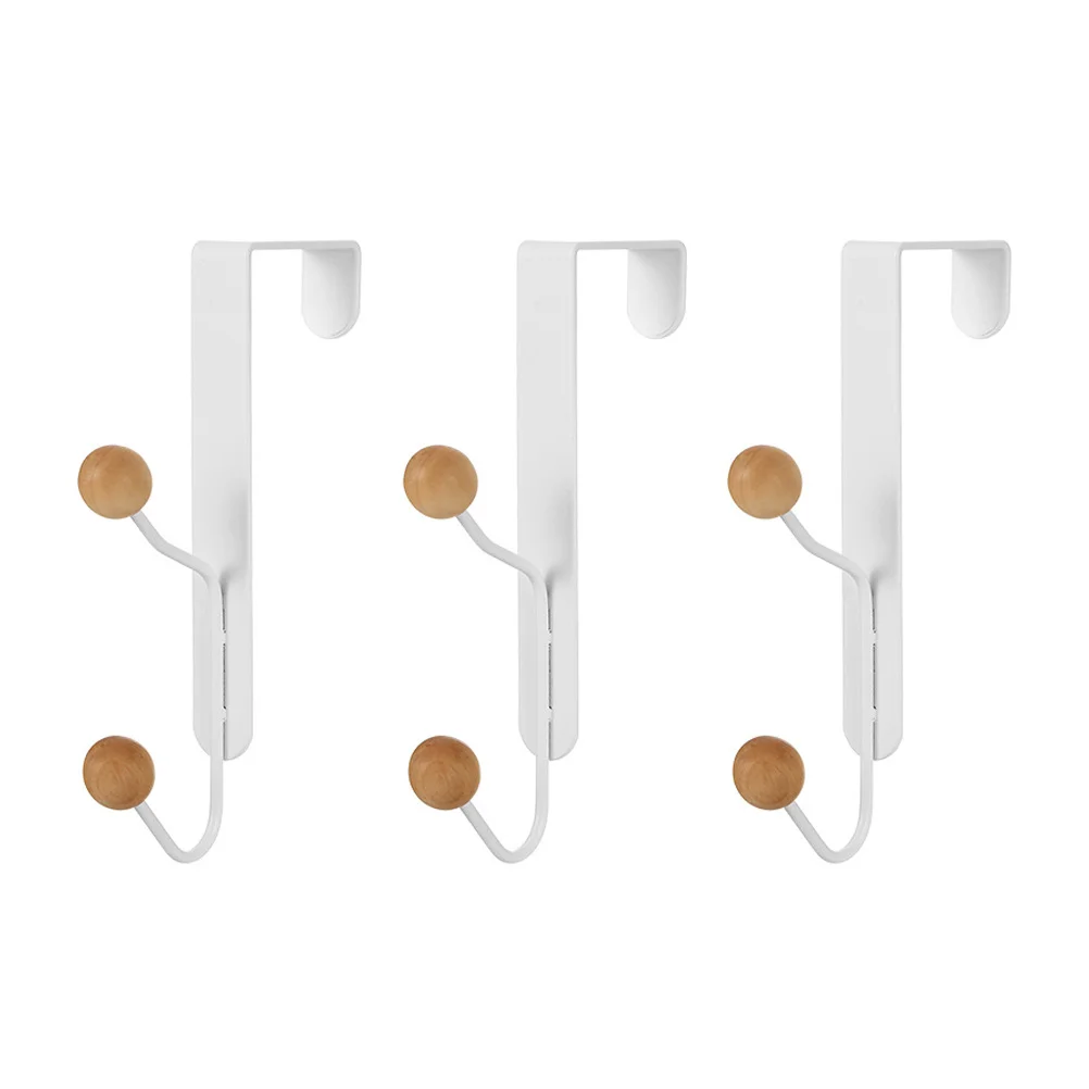 

3 Pcs Compact Size Metal Hangers For Clothing Over Hanging Over Hooks Door Back Hooks Door Home Storage Solution