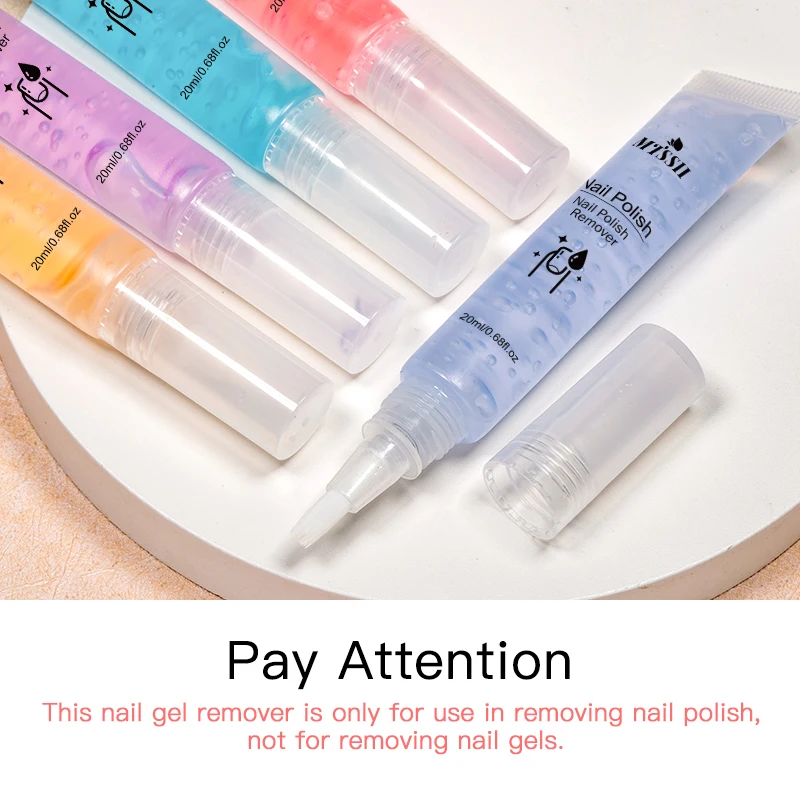 20ml/0.68fl.oz Struccante per unghie Rimuove facilmente lo smalto per circa 5 secondi Facile da spostare Leggero odore Manicure e pedicure