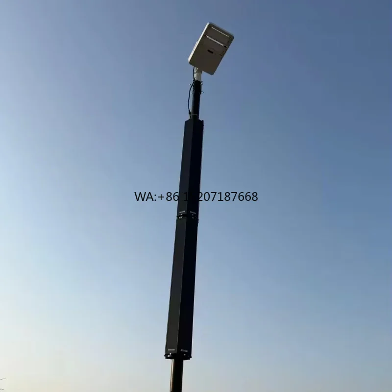 Pole High Efficiency Pole Mounted PV Module XIUBEN 6 Sides Vertical Cylindrical Solar Panel Tube for Smart Street Light