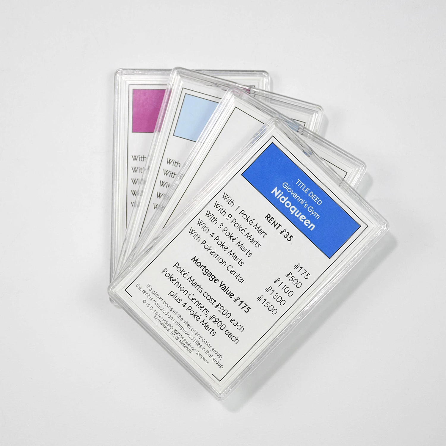 Acrylic Card Holder Case Display UV Protection Clear Transparent Trading Games Cards Protector