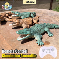 Rc Crocodile Remote Control Boat Electric Simulation Radio control  Machine toys  Children's Water pool Outdoor Toys for Boys