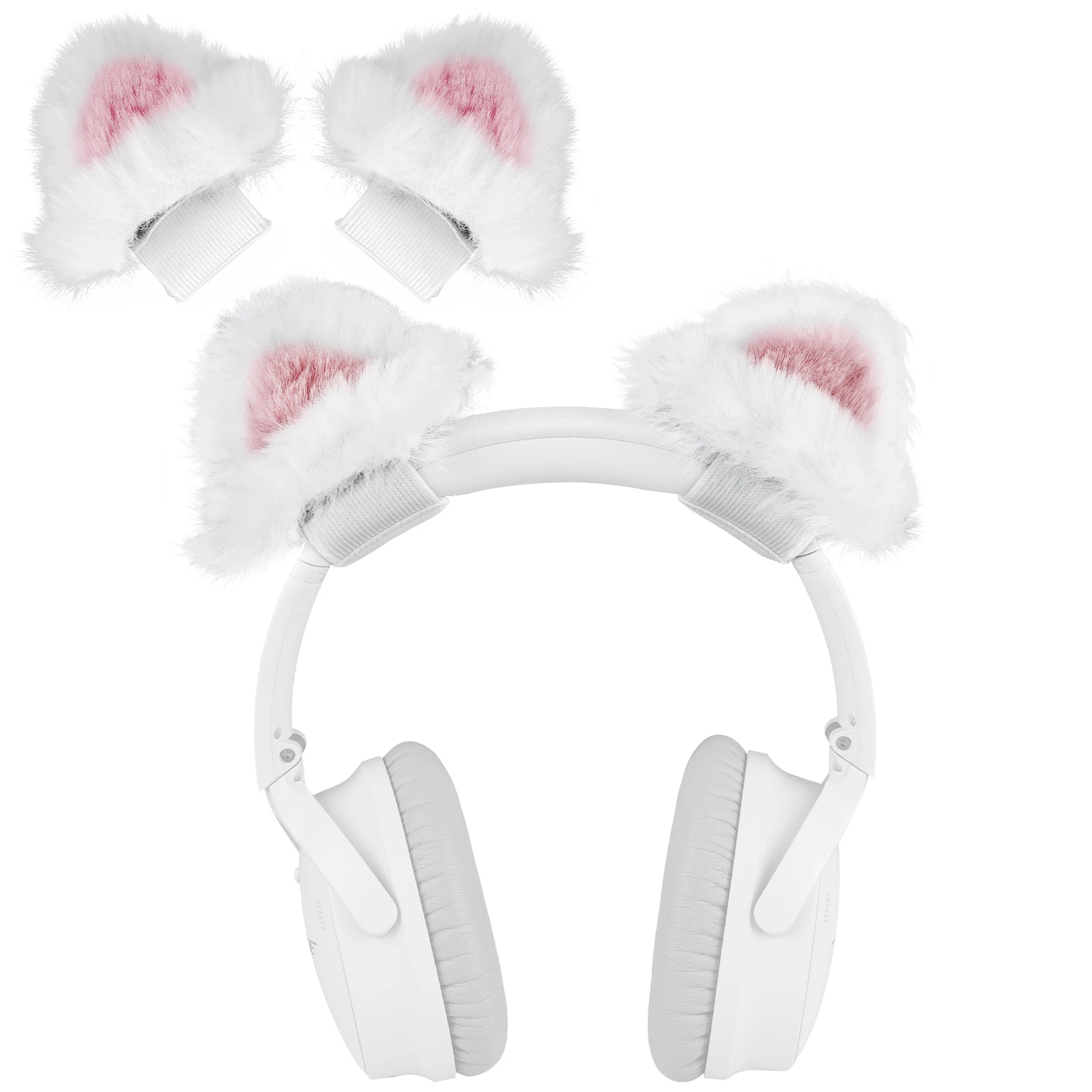 Geekria nova สายหูฟัง + หูแมวที่แนบมาเข้ากันได้กับ Bose, Sony, Skullcandy, Beats, MARSHALL headphones