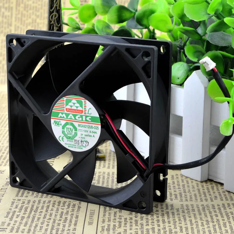 

ORIGINAL - MGA9212UB-O25 9025 12V 0.54A 2WIRES COOLING FAN