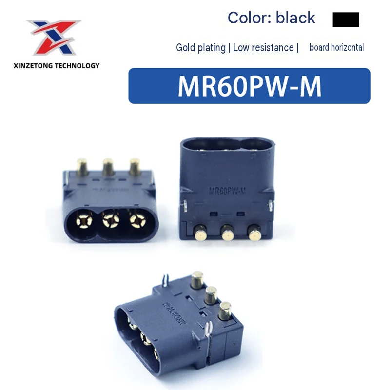 Amass MR60PW-M/MR60PB-M Genuine Vertical Soldering Board Horizontal Model Aircraft High Current Socket PCB Circuit