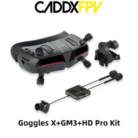 Caddx Walksnail Avatar HD Goggles X with Avatar HD pro kit (Dual Antennas Version) and GM3 Gimbal Head Tracking for FPV Drones