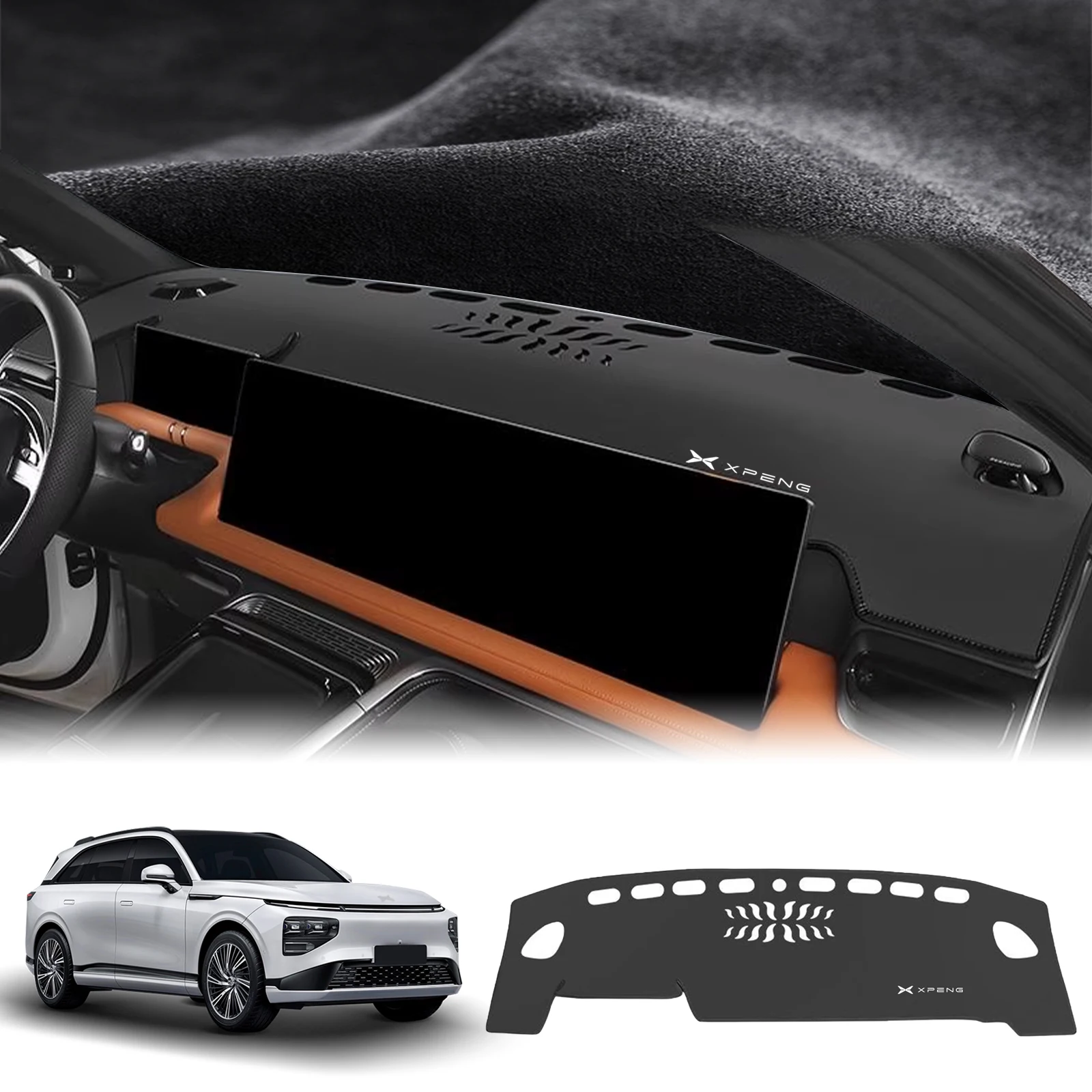 

fit for XPeng G9 2023 2024 2025 Car Dashmat DashMat Sunshade Dashboard Cover Pad Protective Carpet Accessories