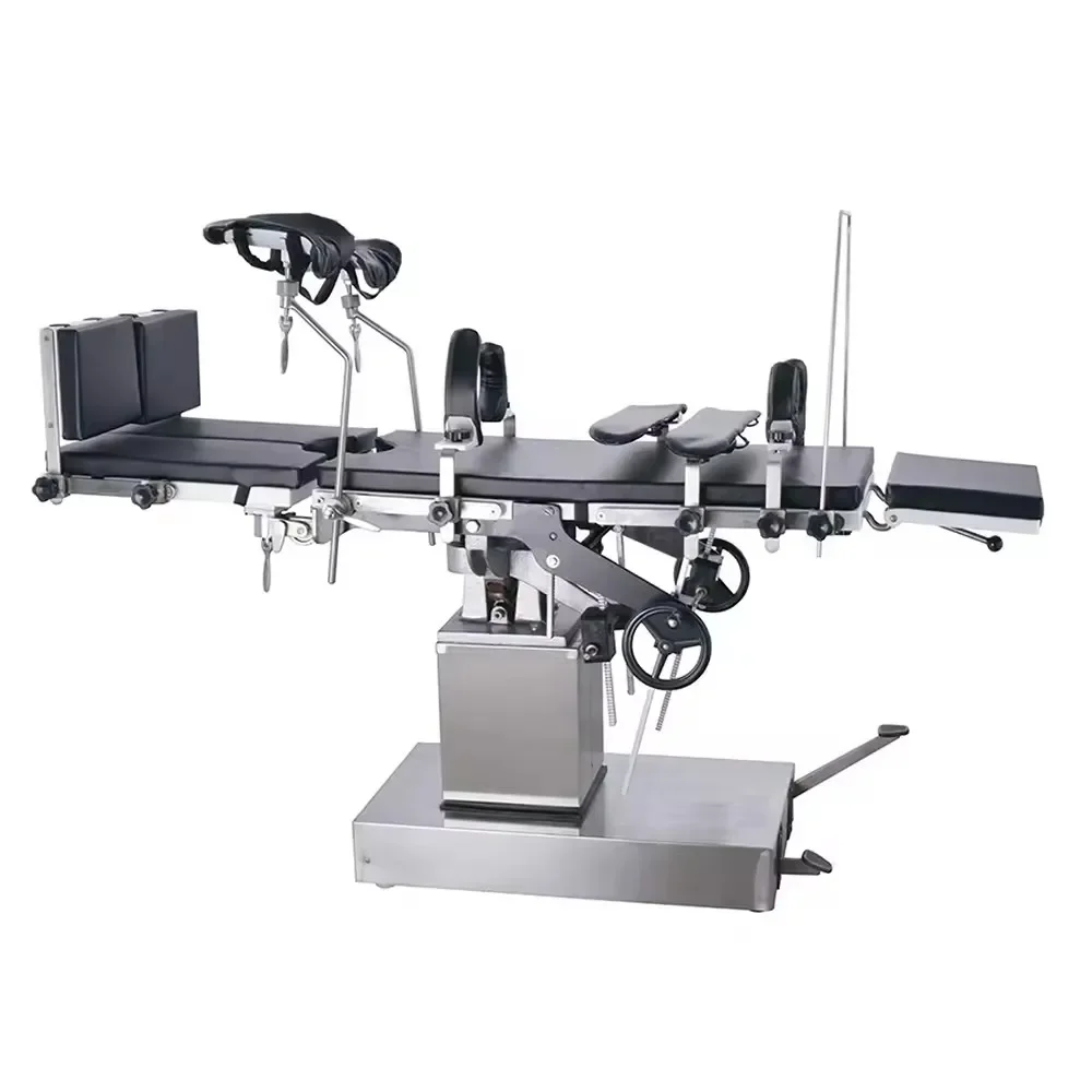 Hospital ENT Room Hand-Operated Hydraulic Operating Table Surgical Operating Bed