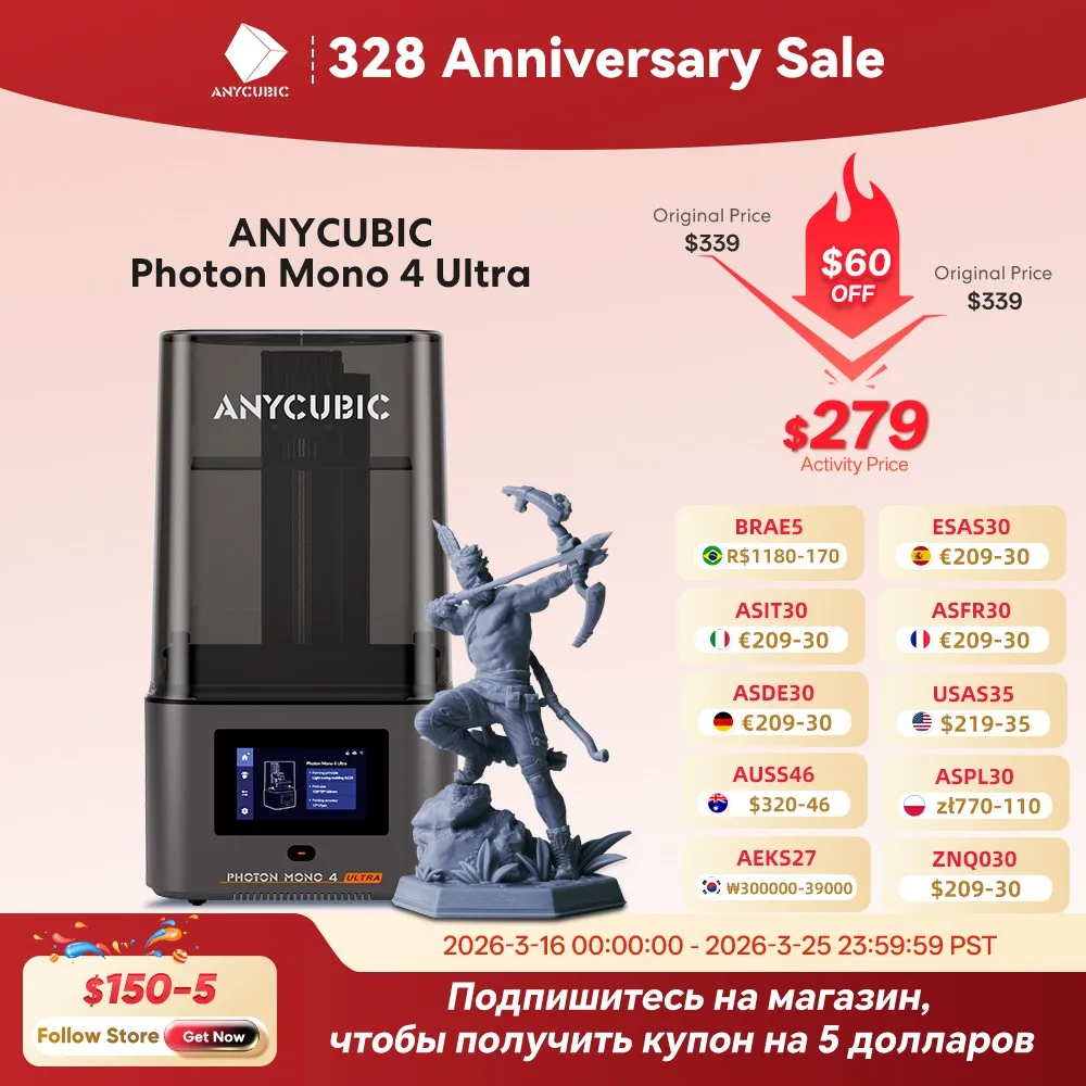 ANYCUBIC Photon Mono 4 Ultra LCD 3D-printer 7 \