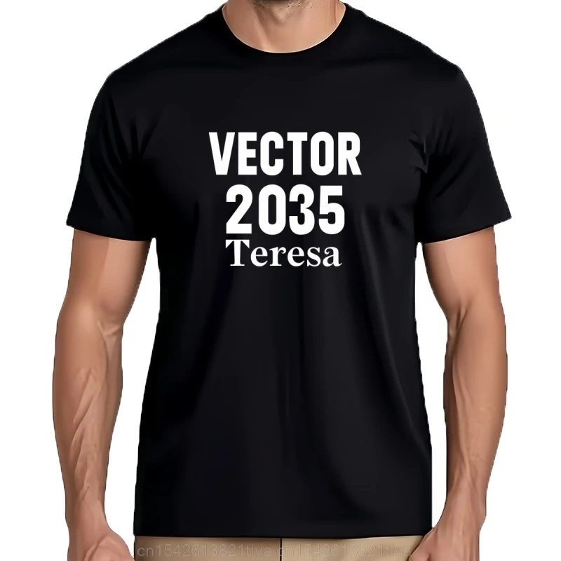 Retro Class of 2035 Black TShirt with VECTOR Design