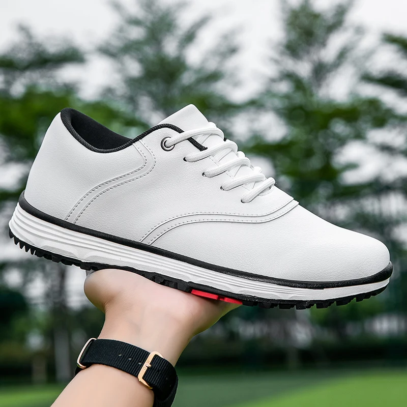 Zapatos de Golf impermeables, zapatos deportivos para golfista, zapatillas de Golf para hombre, suministros, calzado de Golf, calzado para caminar cómodo antideslizante