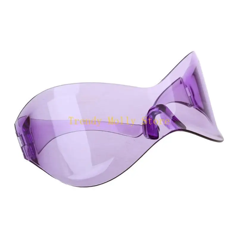 

N5KB Солнцезащитные очки без оправы Y2K для женщин и мужчин, цельные очки с защитой UV400