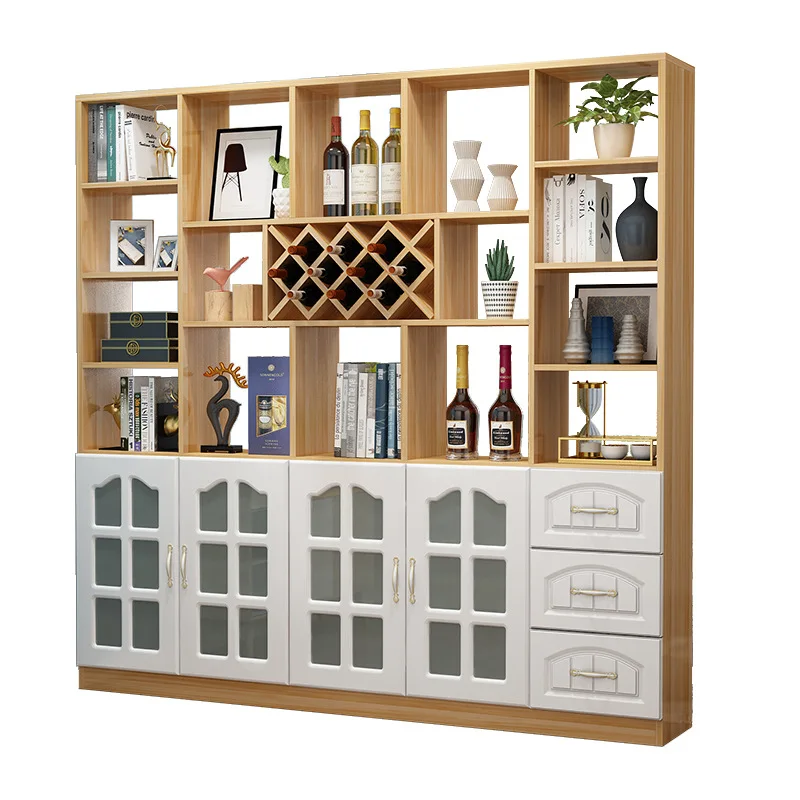 Modern simple entrance cabinet, screen entrance partition, shoe cabinet integrated room, hall cabinet storage, Bogu rack