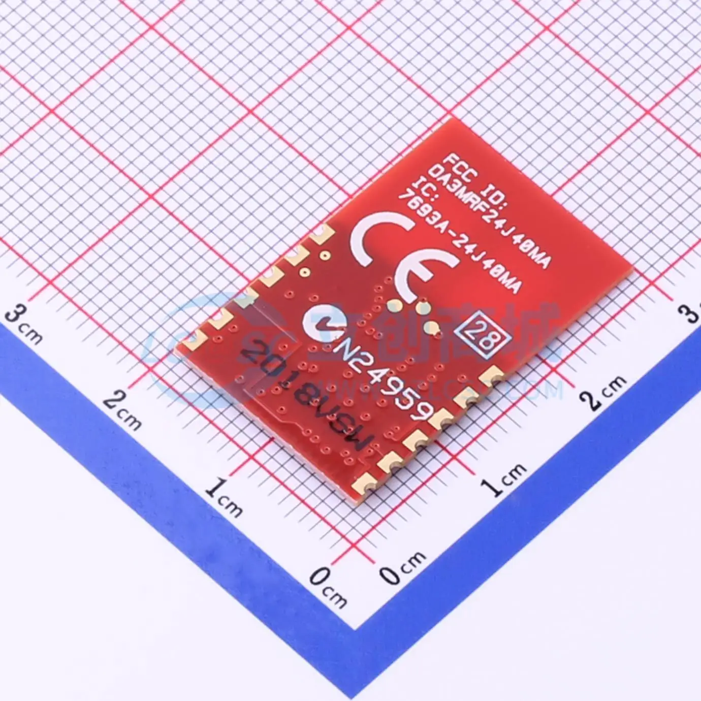 1pcs MRF24J40MA-I/RM SMD 1.1x0.7mm transceiver 2.4GHz 0dBm RF Wireless Communication Module for Smart Home System