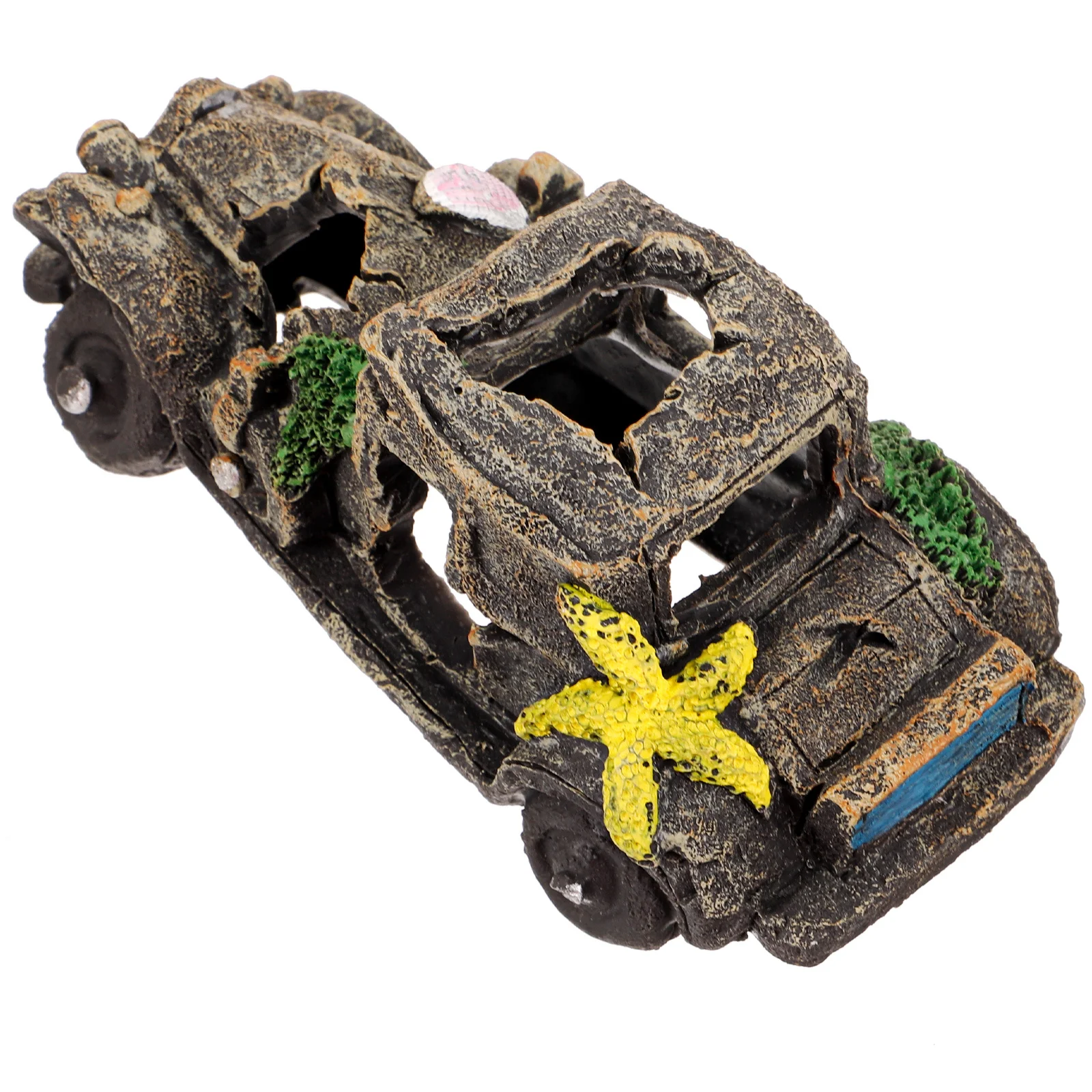 

Aquarium Decoration Car Resin Ornament Large Fish Tank Decoration Resin Aquarium Decor Fish Hiding Shelter Reptile Habitat