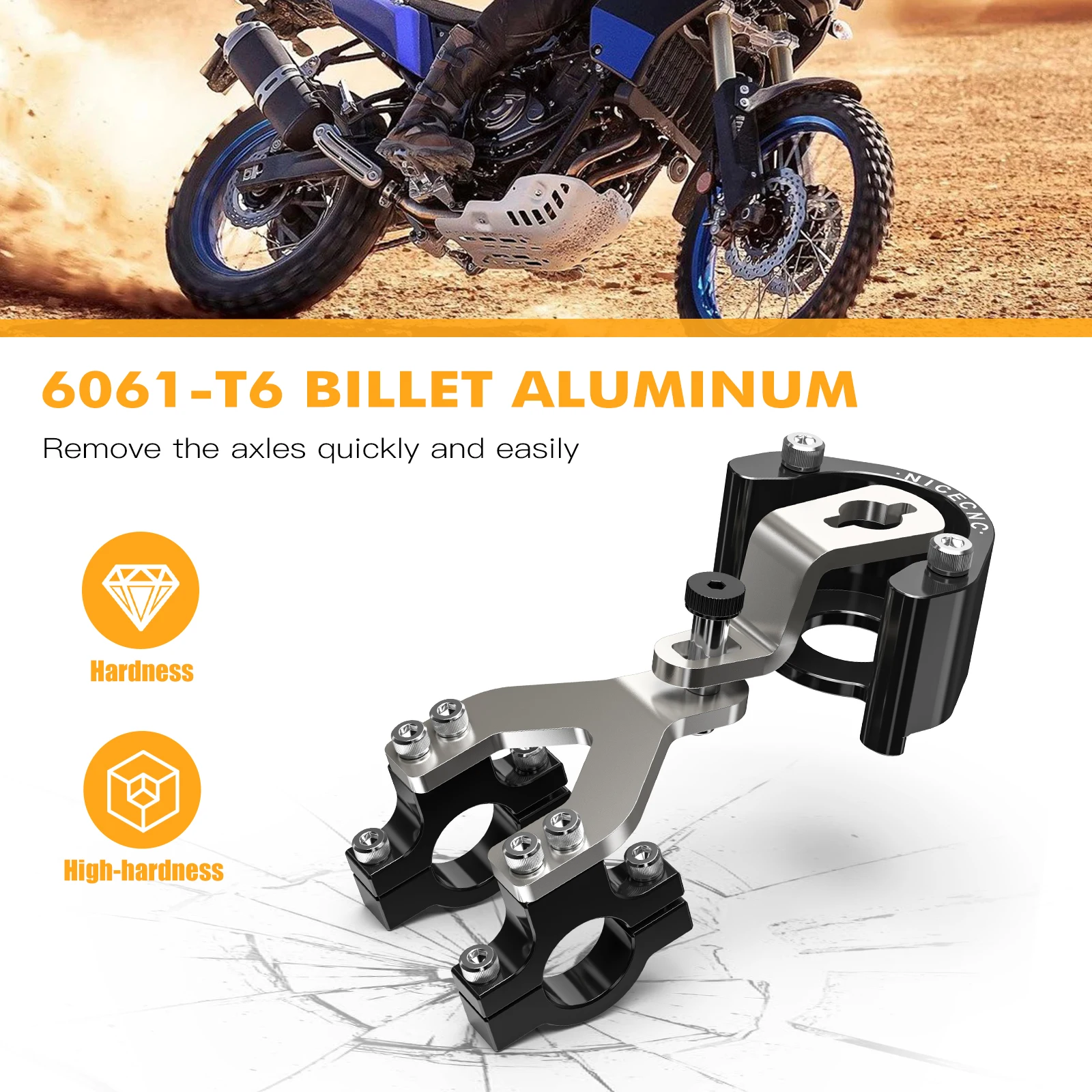 Для Yamaha Tenere 700 T700 XTZ700 2019-2024 2021 2022 2023 кронштейн рулевого демпфера мотоцикла Tenere 700 World Raid 2020-2023