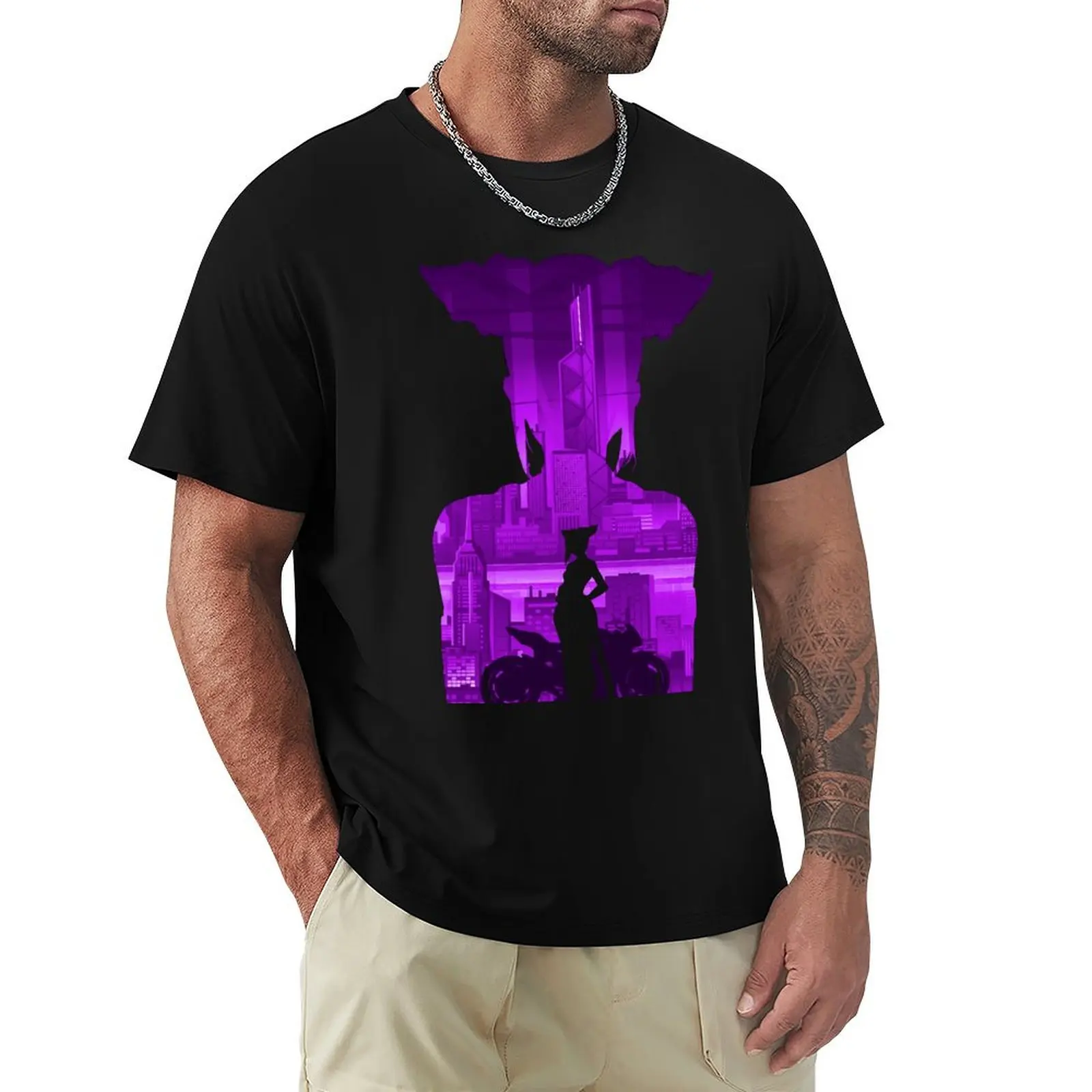 Juri Han *Negative Illusion* T-Shirt Plus Size All Match Tee Shirt