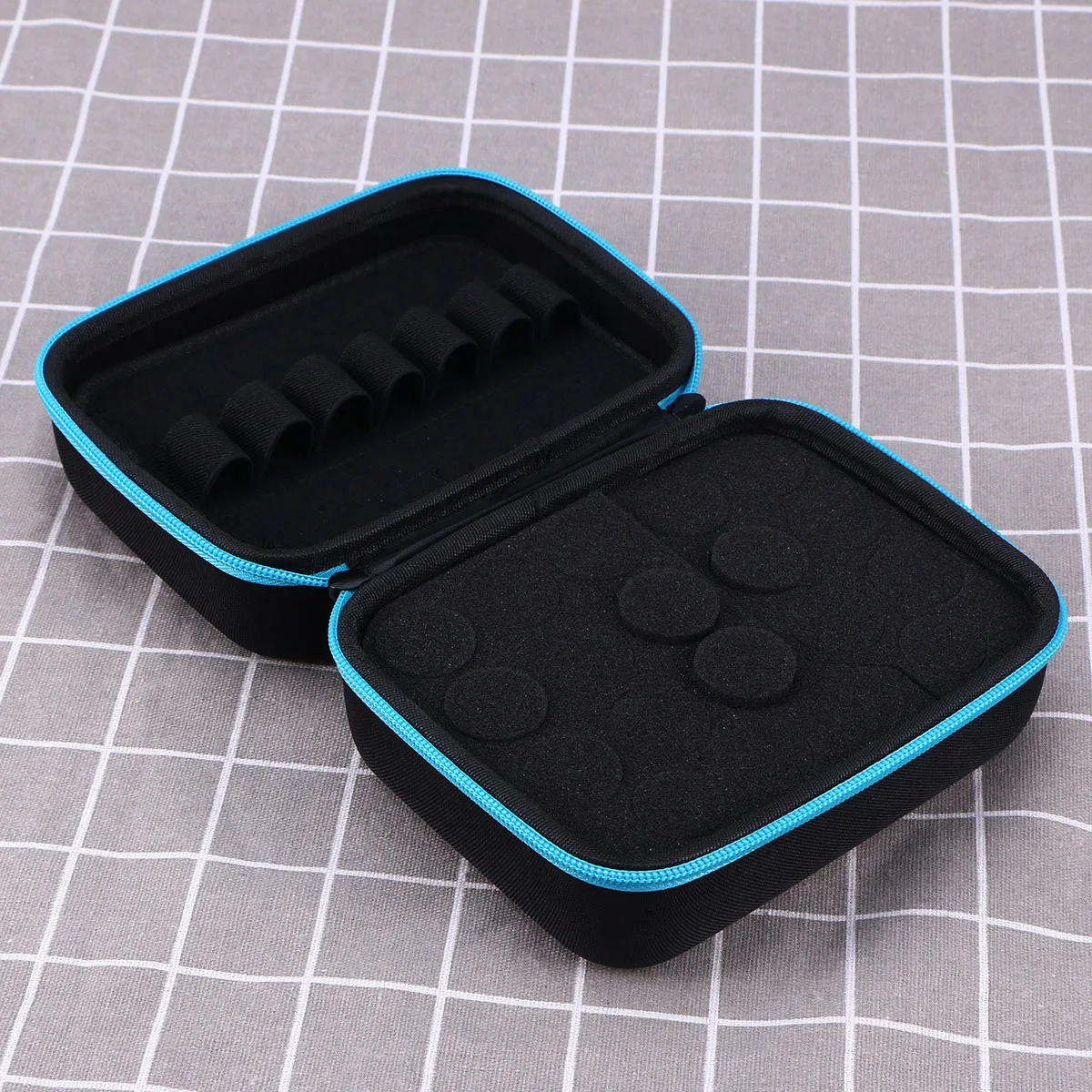 Etherische olie opbergdoos Draagbare reisetui met grote capaciteit Schokbestendig Valbestendig Rits Fles Organizer Parfum Lippenstift Tas