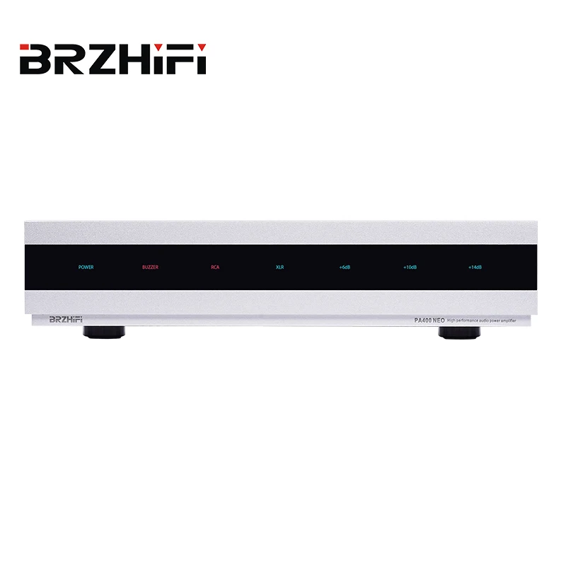 

Brzhifi PA400 NEO Stereo Power Amplifier Ultra-Low Distortion High Power Output Rear-stage Power Digital Amplifier