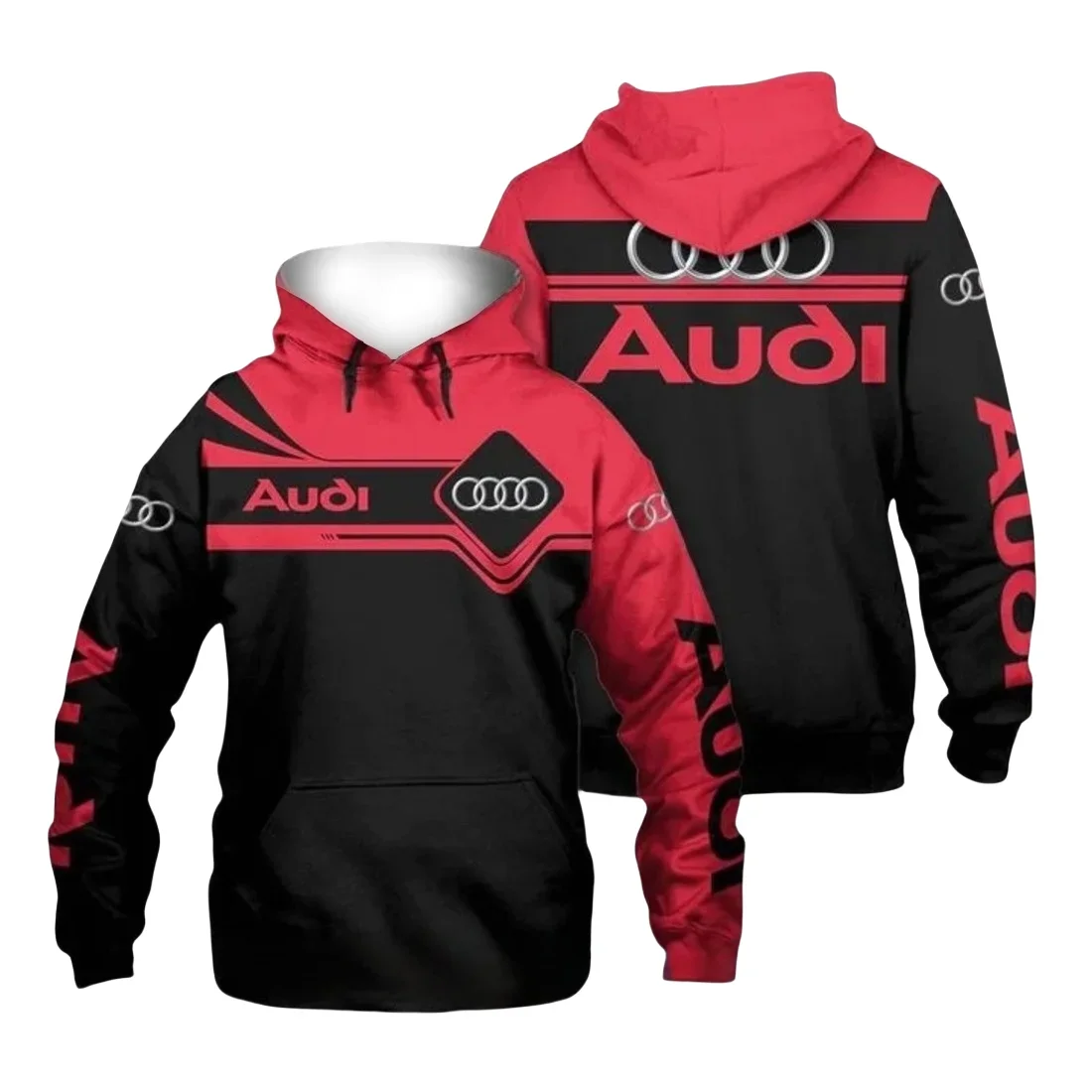 Audi's New Model Of Popular Breathable And Comfortable Hooded Sweatshirt, Outdoor Sports Breathable Hooded Sweatshirt