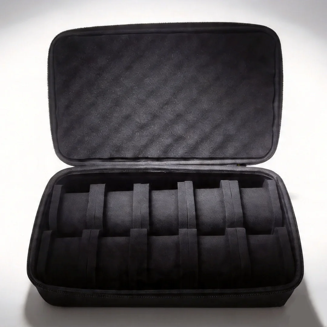 3/10 Slots Watch Box, Hard Watch Storage Box with Removable Shockproof Watch Pillows for Men and Women with Zippe