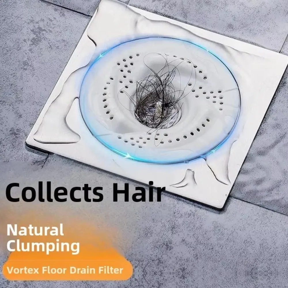 Modern Anti-Clogging Drain Cover Bug Proof Mesh Design Hair Collector Rotating Sink Strainer Household Use Hair Collector