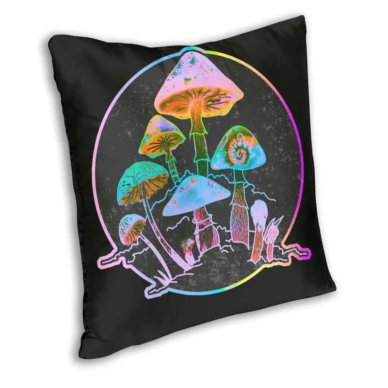 Luxury Garden Of Shrooms Sofa Cushion Cover 40x40cm Polyester Psylocybin Mushrooms Pillow Case Square Pillowcase Home Decor