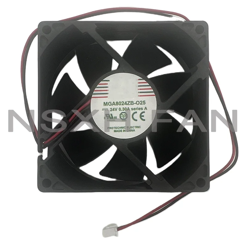 NOVO MGA8024ZB-O25 8025 24V 0,3A Ventilador de resfriamento de frequência