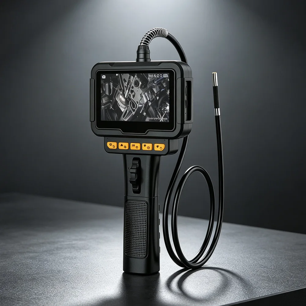 SVB305 Borescope Camera for Real-time Engine Cylinder and Pipe Interior Imaging with 4.3 inch Screen and 1m Flexible Probe