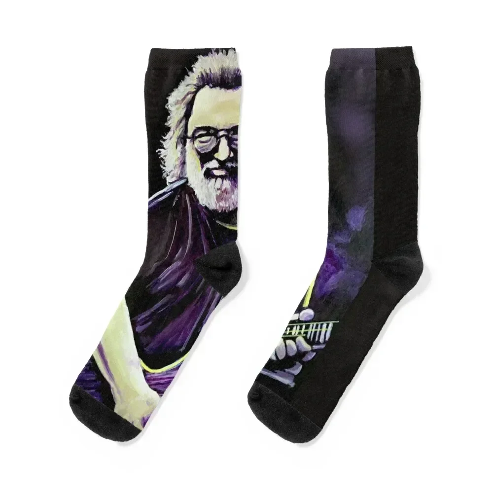 

Jerry Garcia Socks hiking Run Climbing hip hop Socks For Girls Men's