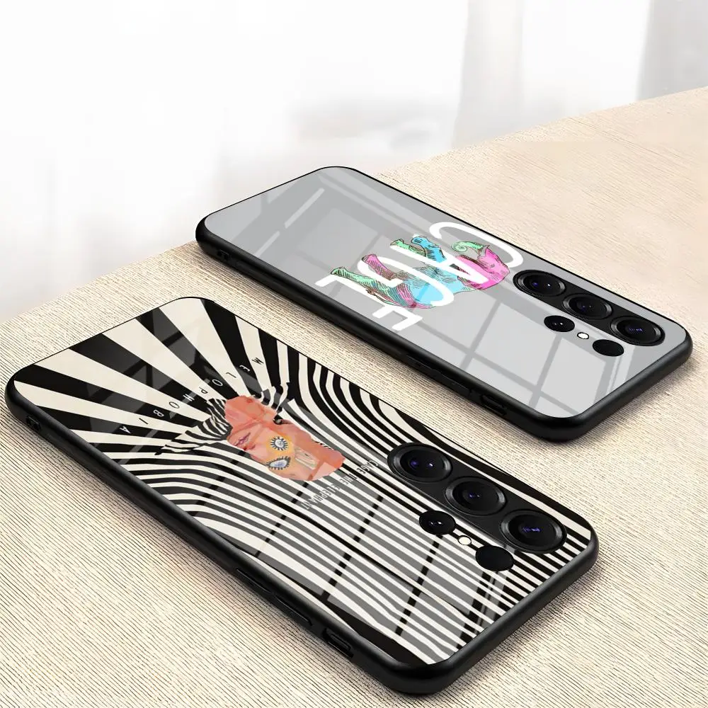 Rock Band Cage The Elephant Phone Case For Samsung S26 S25 S24 FE S23 S22 S21 Plus S20 Ultra Note20Ultra Black Glass Cover