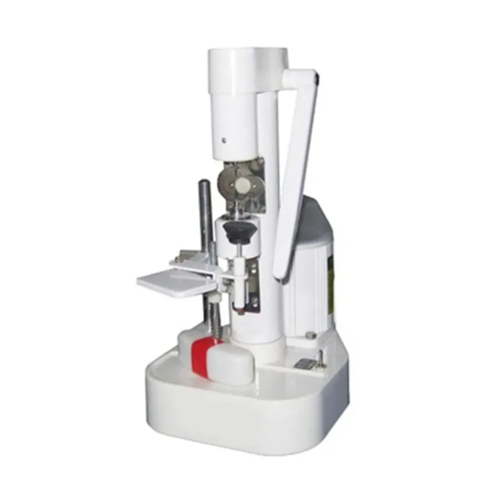 DM-100 punching drilling machine, special punching machine for optical shop equipment, frameless lens punching