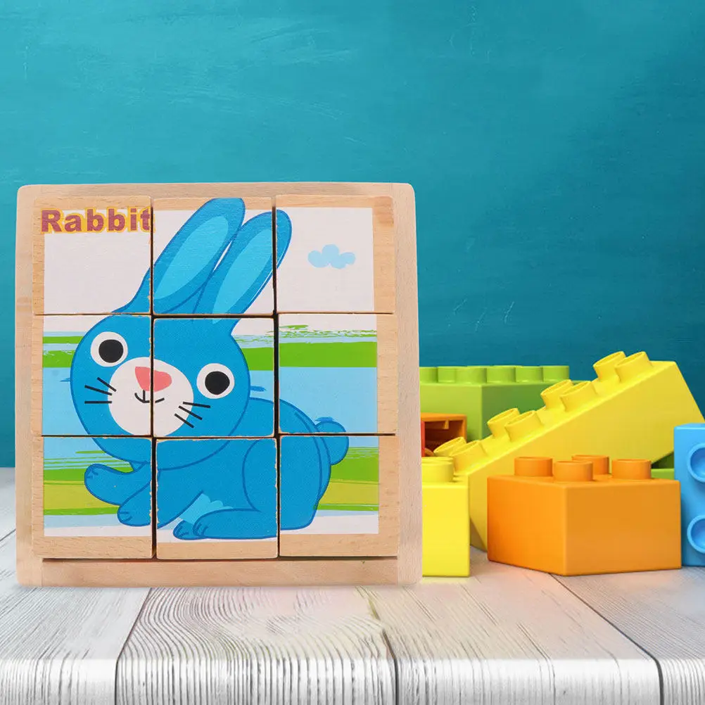 

2Pcs Wooden Puzzle Base Square Nested Trays Blocks Storage Organizer Craft Sorting Pallet Stackable Craft Trays