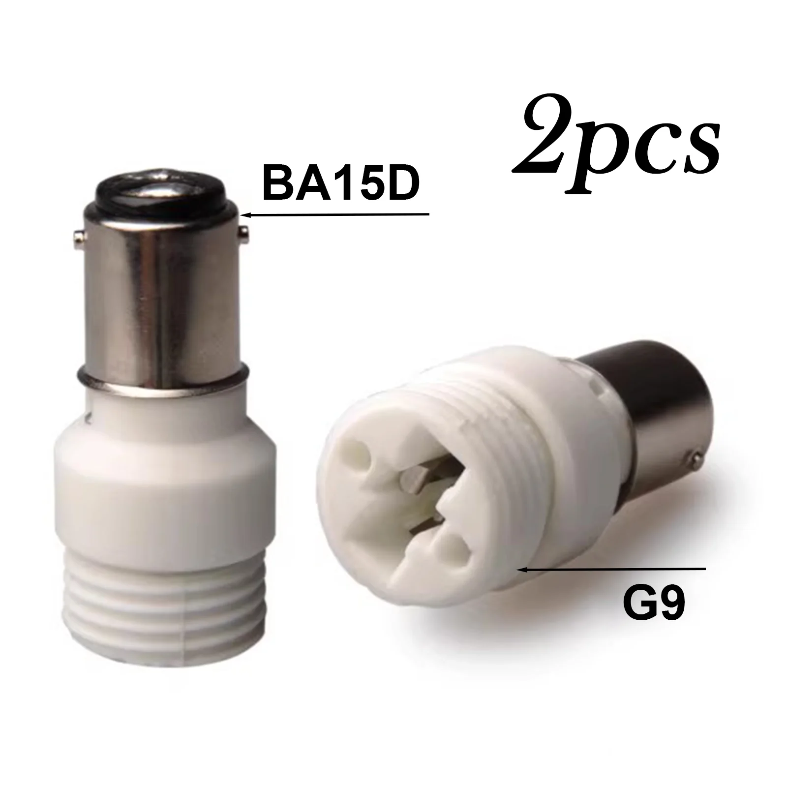 2Pcs BA15D To G9 Bu… - image