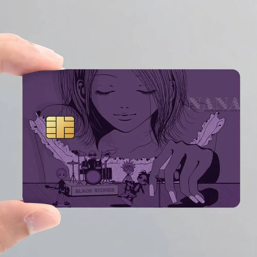 Anime NANA Poster Credit Card Skin Stickers for Bank Access Protective Film Cover Sticker Surprise Gift