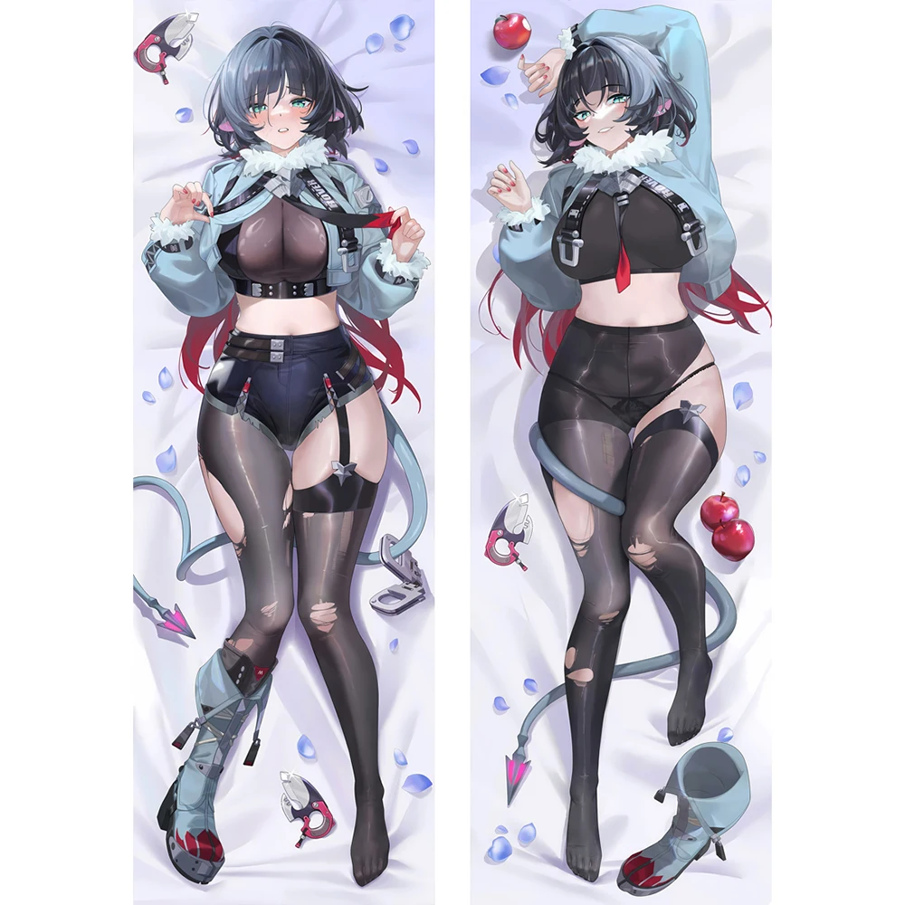 

Jane Doe Fullbody Dakimakura Anime Pillowcase Life Size Otaku Sleeping Cushion Cover Hugging Cosplay Props Double-sided printed