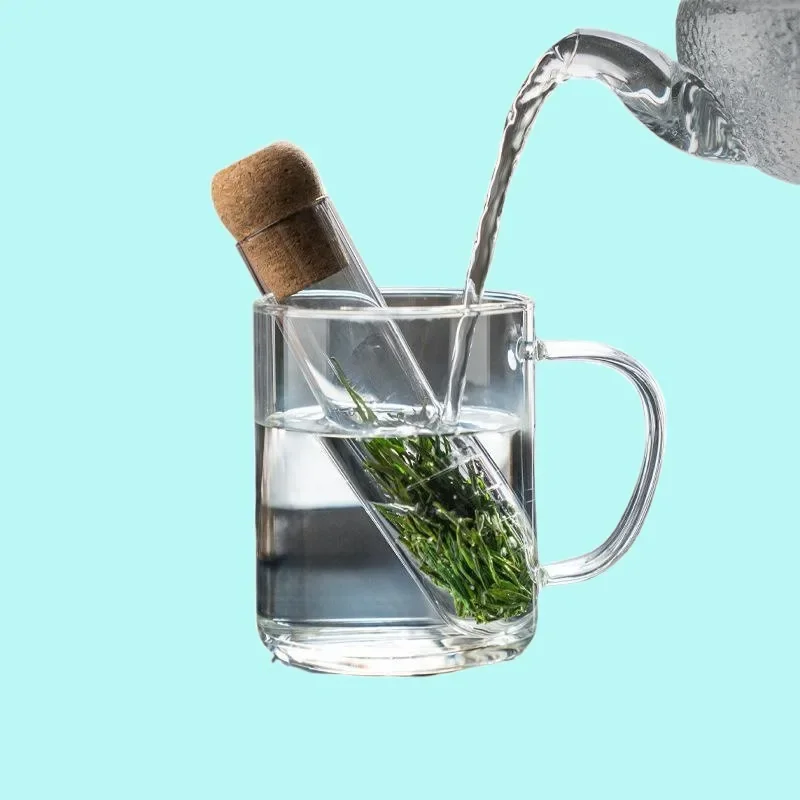 Infuseur à thé créatif, filtre à thé, tamis, tuyau en verre, machine à thé Mate, brassage pour épices, passoire à thé d'herbes, accessoires d'outils de thé