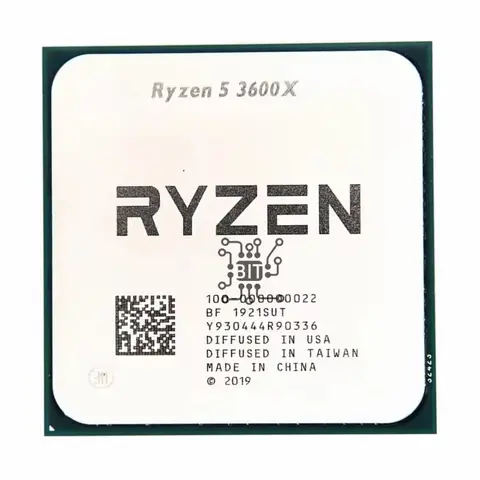 Ryzen 5 3600X R5 3600X 3.8 GHz Six-Core Twelve-Thread CPU Processor 7NM 95W L3=32M 100-000000022 Socket AM4