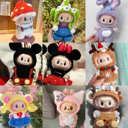Hot High Quality Clothes for labubu Figure Fashion 17cm Only Clothes Little Clothes Color Match Hoodie Ornament Gifts No doll