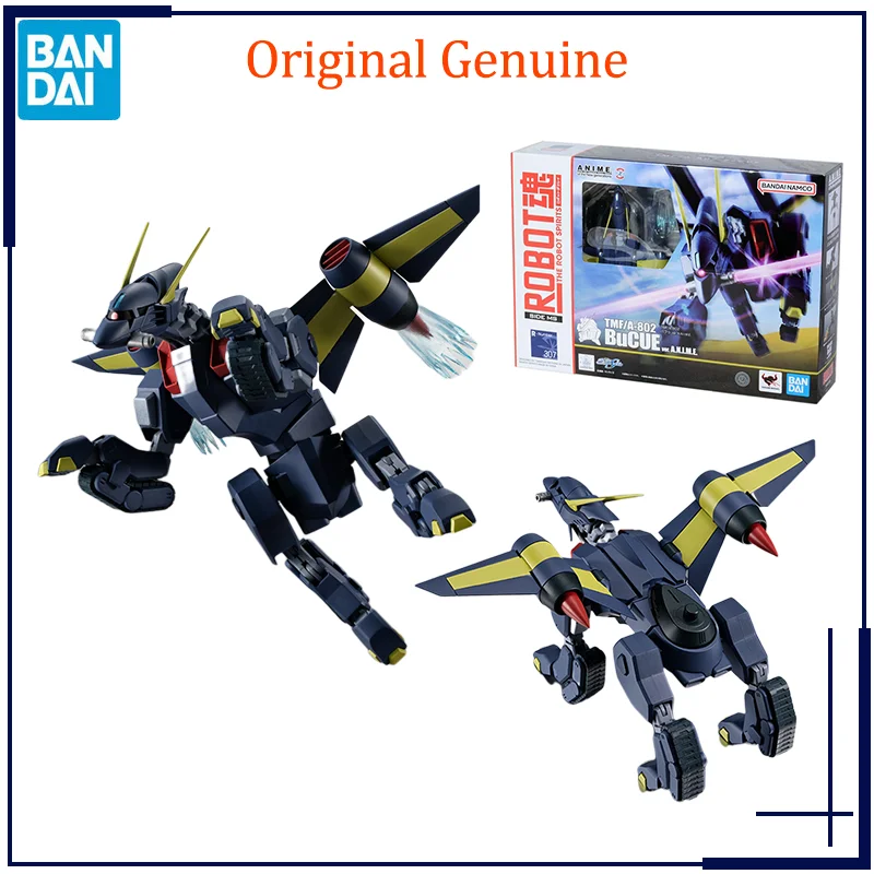 Original Genuine Bandai THE ROBOT SPIRITS GUNDAM TMF/A-802 BuCUE Ver Anime Model Toys Action Figure Gifts Collectible Ornaments