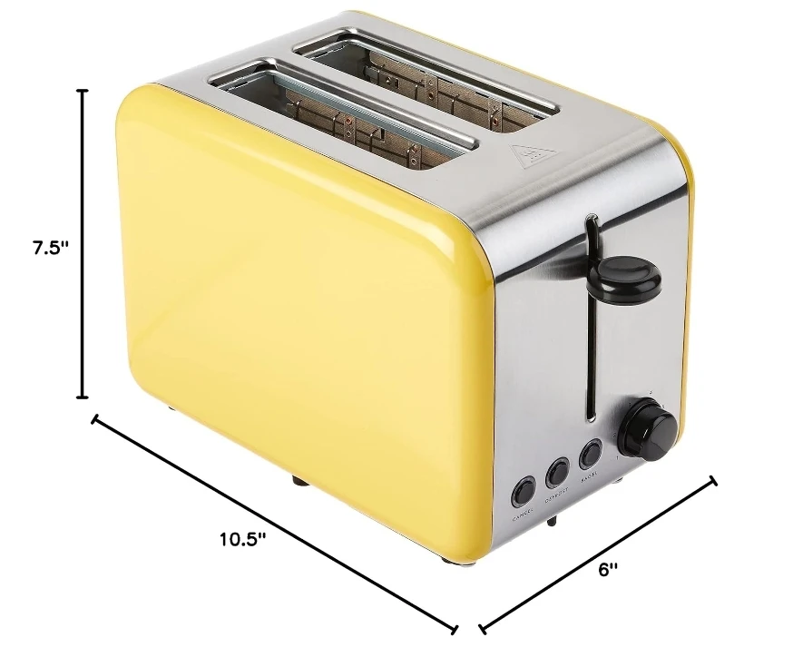 888394 Yellow Toaster, 3.65 LB