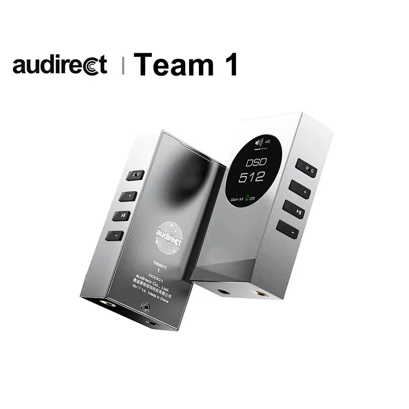 

Audirect Team 1 Team1 USD DAC AMP Portable Decoding Headphone Amplifier Integrated Device DSD512 PCM768