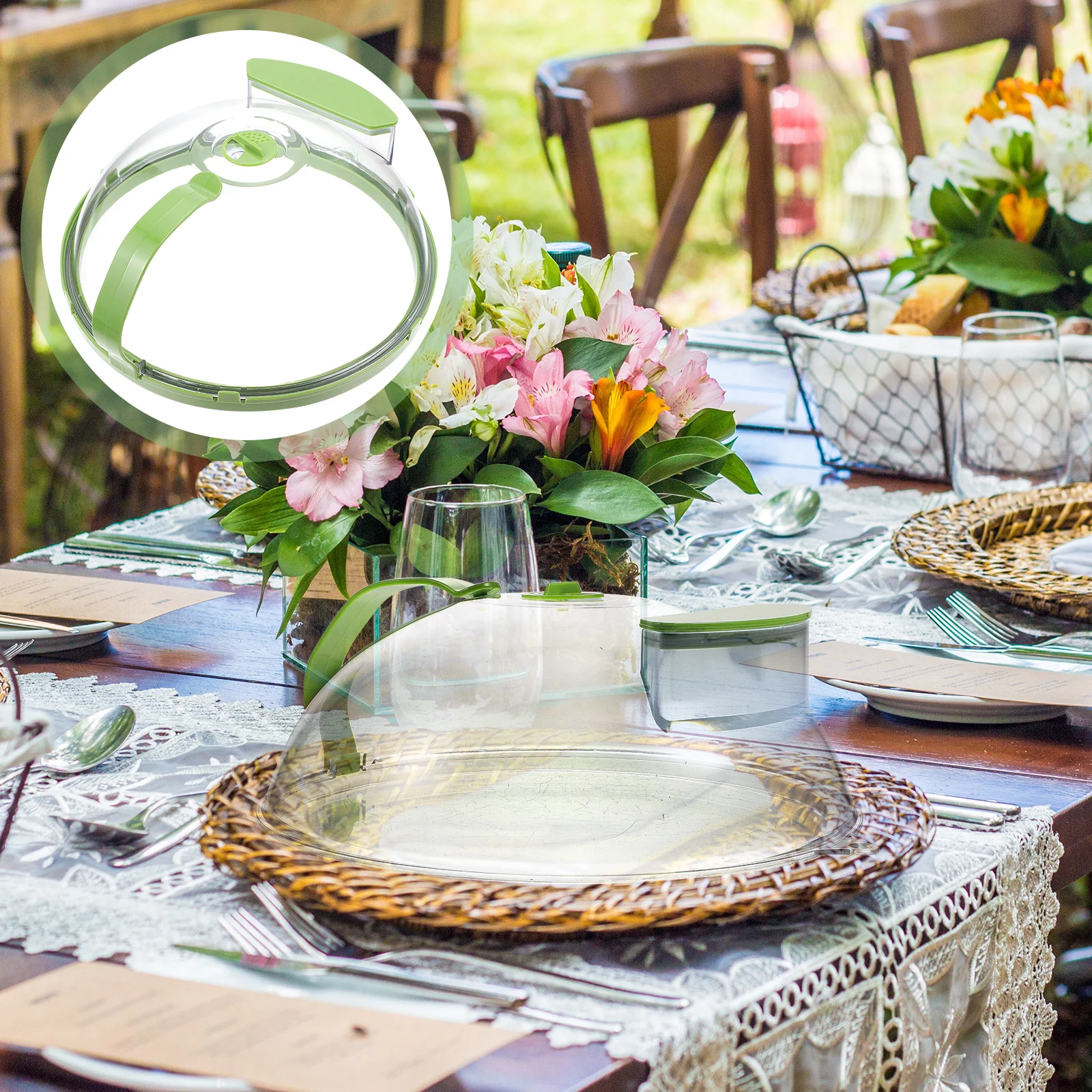 

Kitchen Food Cover High-Quality Protective Lid for Microwave Refrigerator Use Heat-Resistant Oilproof Food Preservation