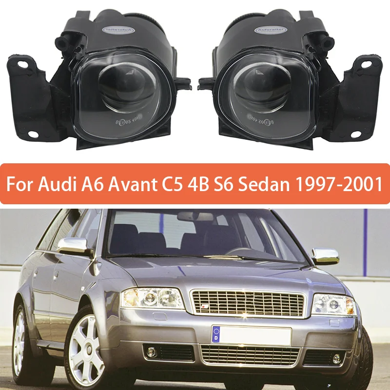 Fog Lamp For Audi A6 Avant C5 4B S6 Sedan 1997 1998 1999 2000 2001 Front Bumper Anti Fog Light 4B0941699A 4B0941700A