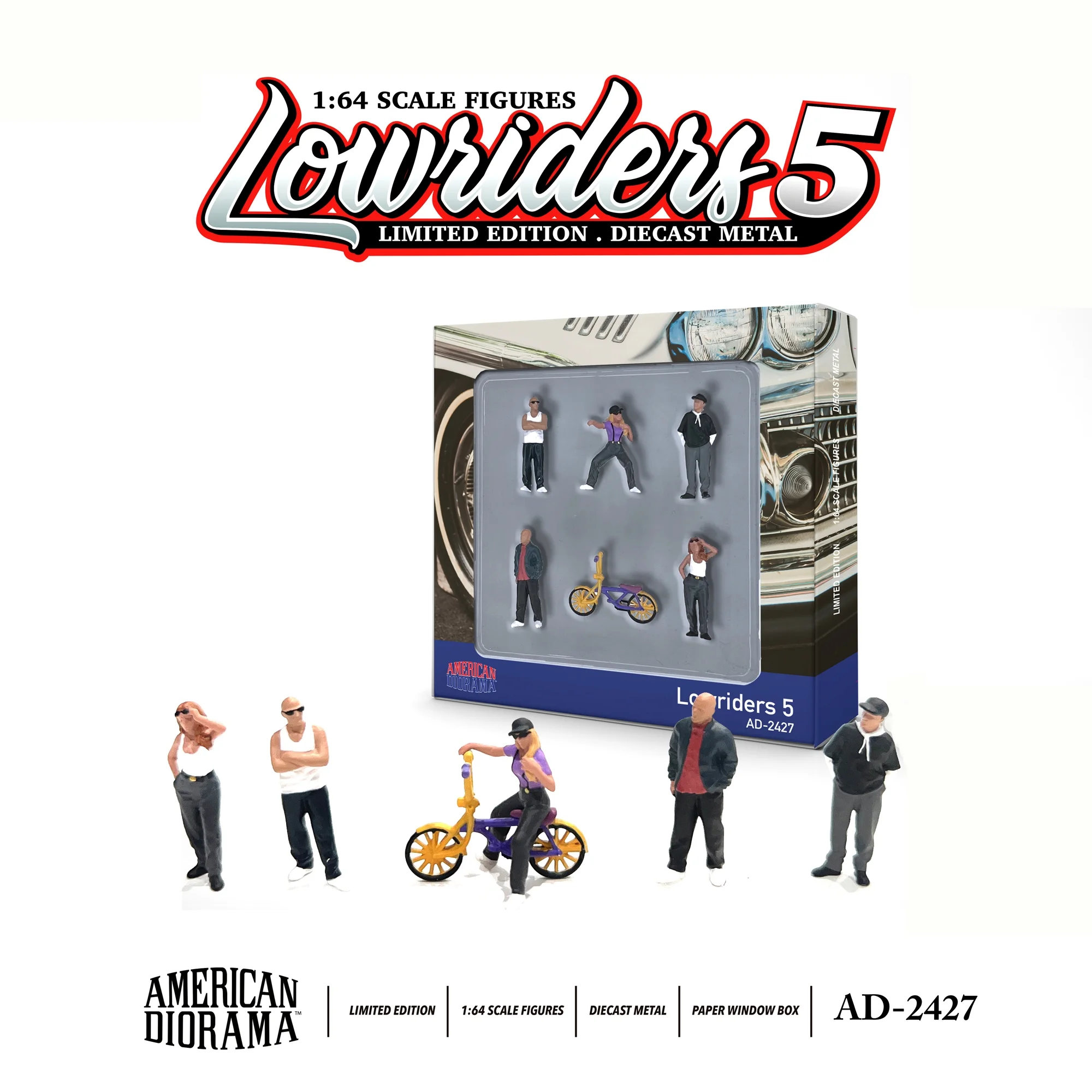 American Diorama premium AD 3d-series top tuners lowriders 5 behind the scenes 2  FigureSet  Figure doll