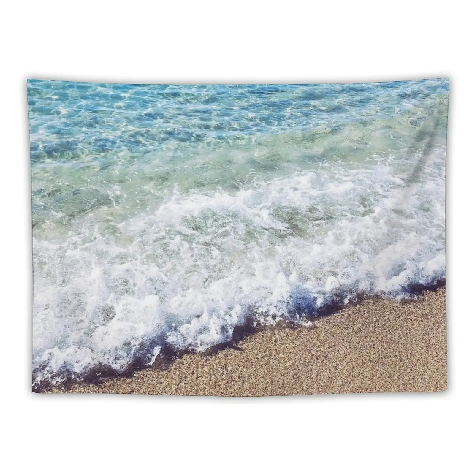 

Ocean Blue Shore Waves Tapestry Bed Room Decoration Cute Room Things Aesthetic Room Decoration Korean Decor Tapestry