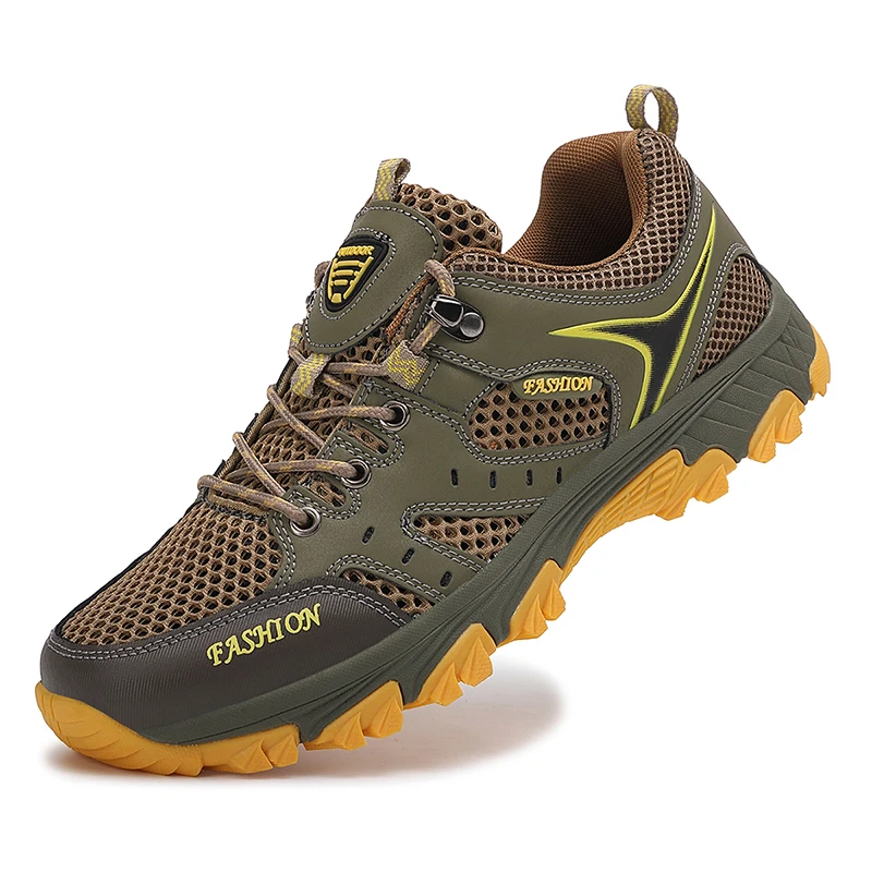 

Men's Shoes Mesh Summer Non-slip Platform Soled Outdoor Hiking Shoes